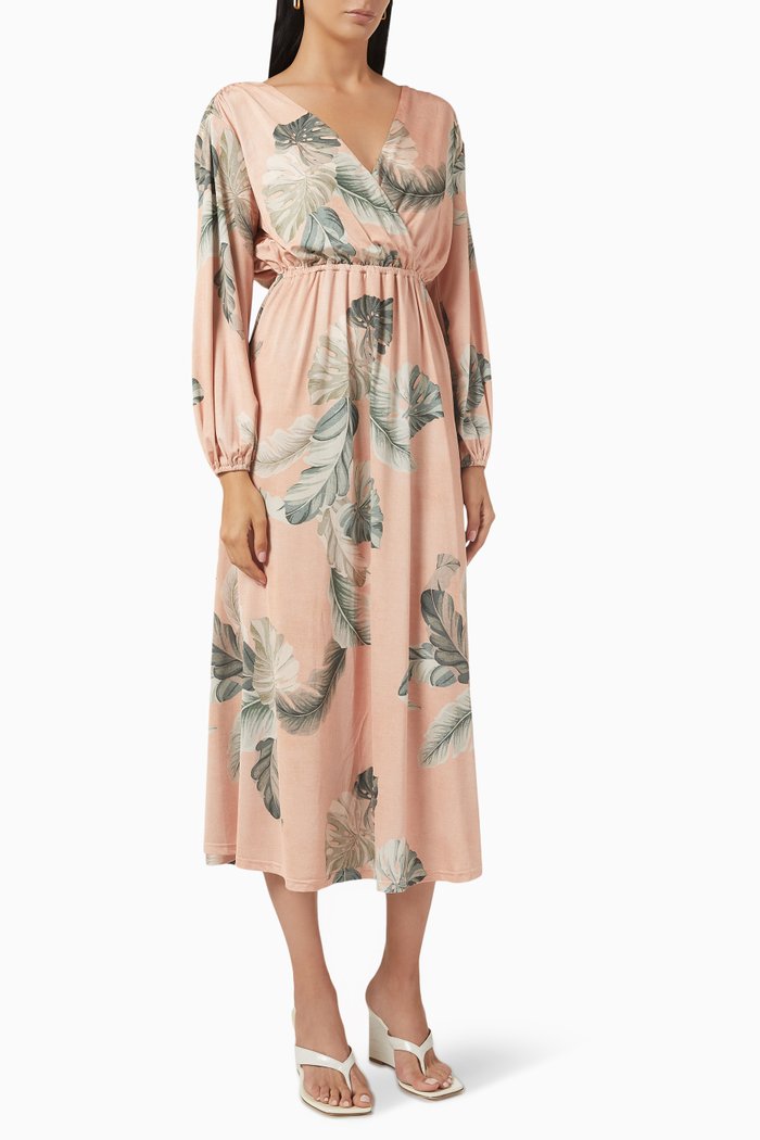 

Solstice Midi Dress in Slinky Jersey, Orange