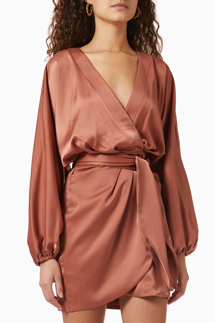 

Pinnacle Mini Dress, Brown