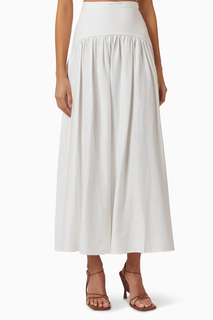 Meadows Maxi Skirt, Neutral