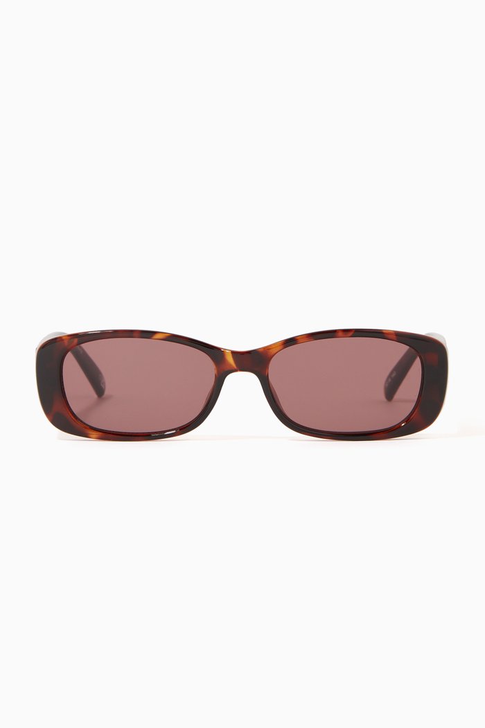 

Unreal Quilted Sunglasses, Brown