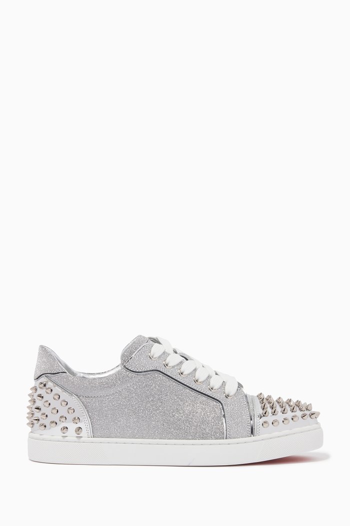 

Vieira 2 Sneakers in Glitter Leather, Silver