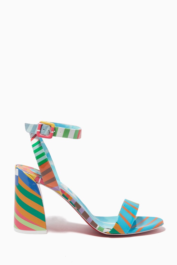 

Miss Sabina 85 Sandals in Grand Bain Patent Leather, Multicolour
