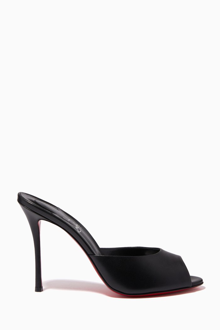 

Me Dolly 100mm Heel Sandals in Calf Leather, Black
