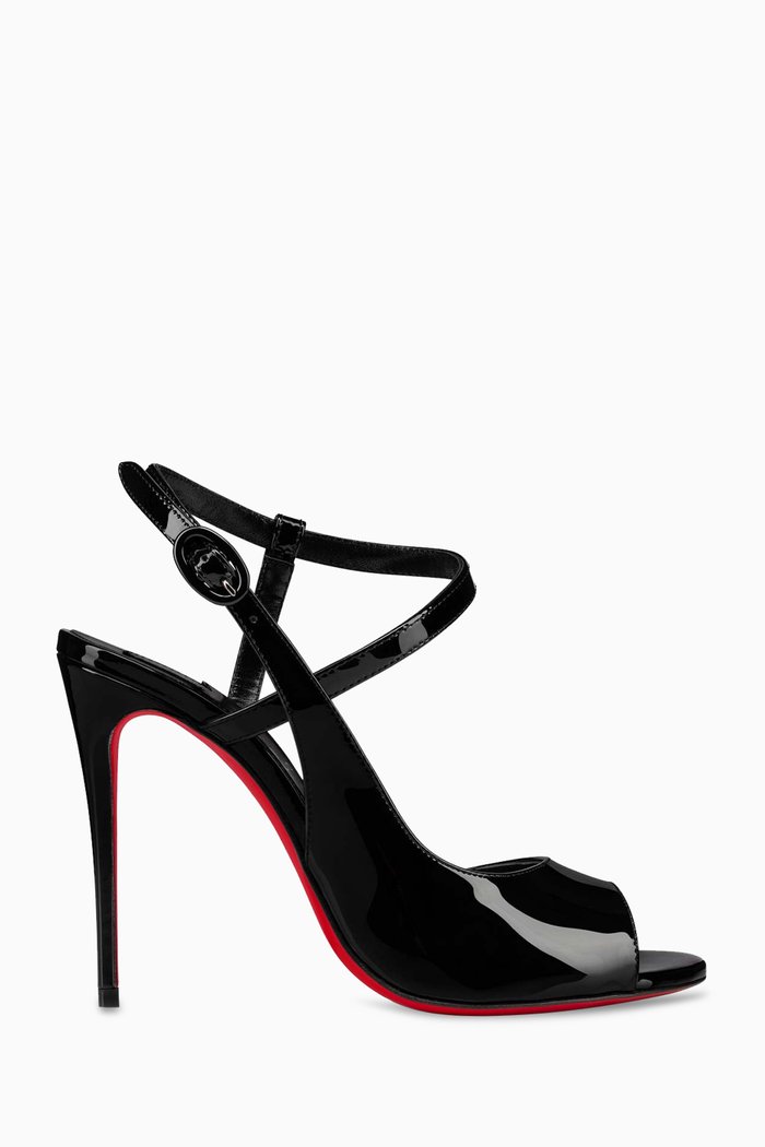 

So Jen 100 Sandals in Patent Leather, Black