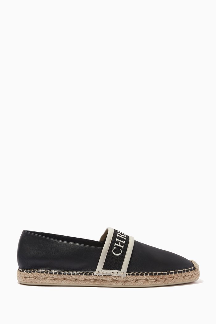 

Nanoletta Uomo Espadrilles in Leather, Black