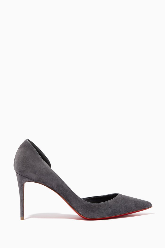 Iriza 85mm Pumps in Suede Leather, Multicolour