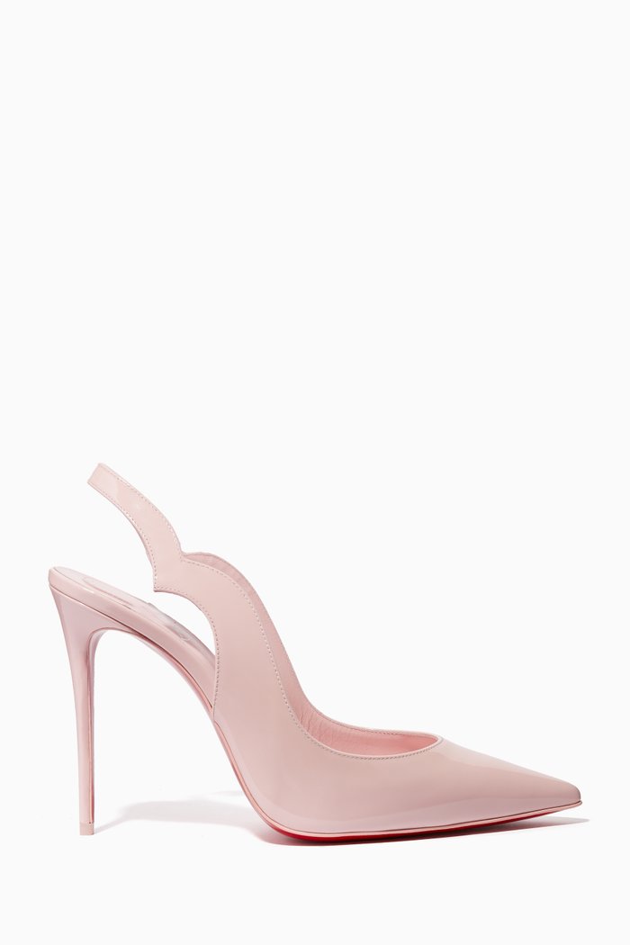 

Hot Chick 100 Slingback Pumps in Patent Leather, Pink