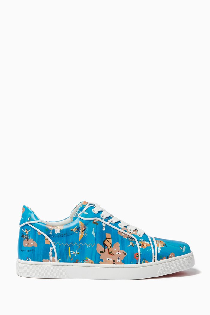 Vieira Orlato Sneakers in Leather, Multicolour