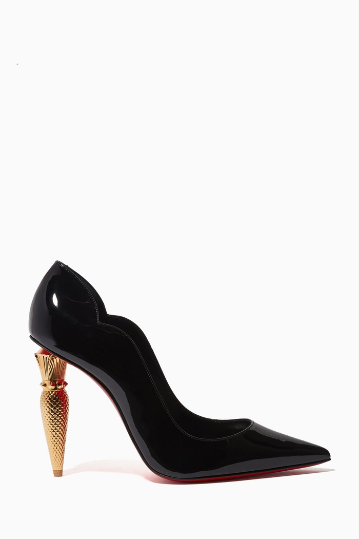 Lipchick 100 Pumps in Patent-leather, Black