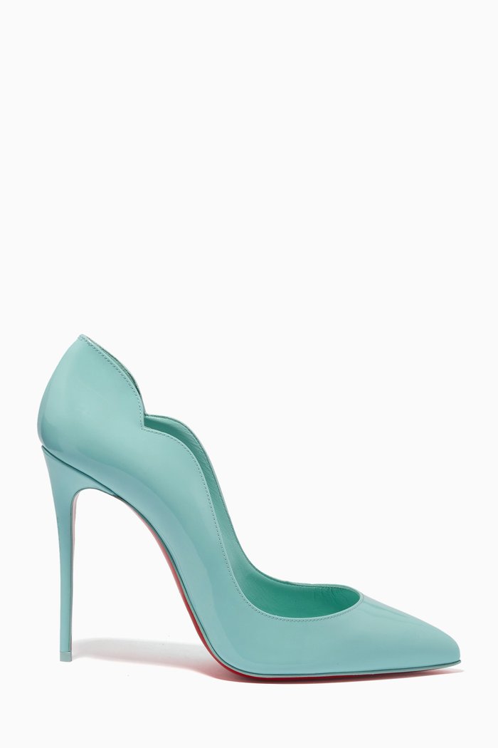 

Hot Chick 100mm Pumps in Patent Leather, Blue
