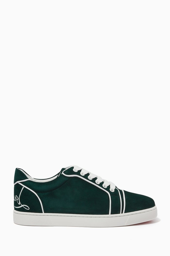 

Fun Vieira Sneakers in Velvet, Green