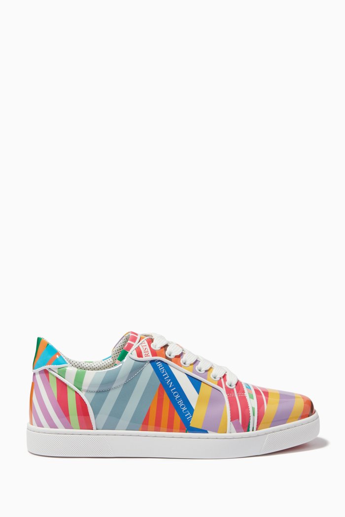 

Vieira Orlato Sneakers in Leather, Multicolour