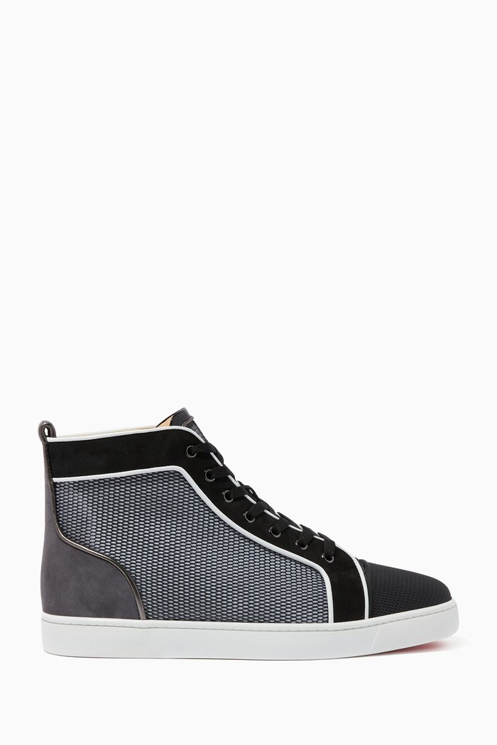 

Louis Sneakers in Tech-fabric, Mesh, Suede & Nappa, Black