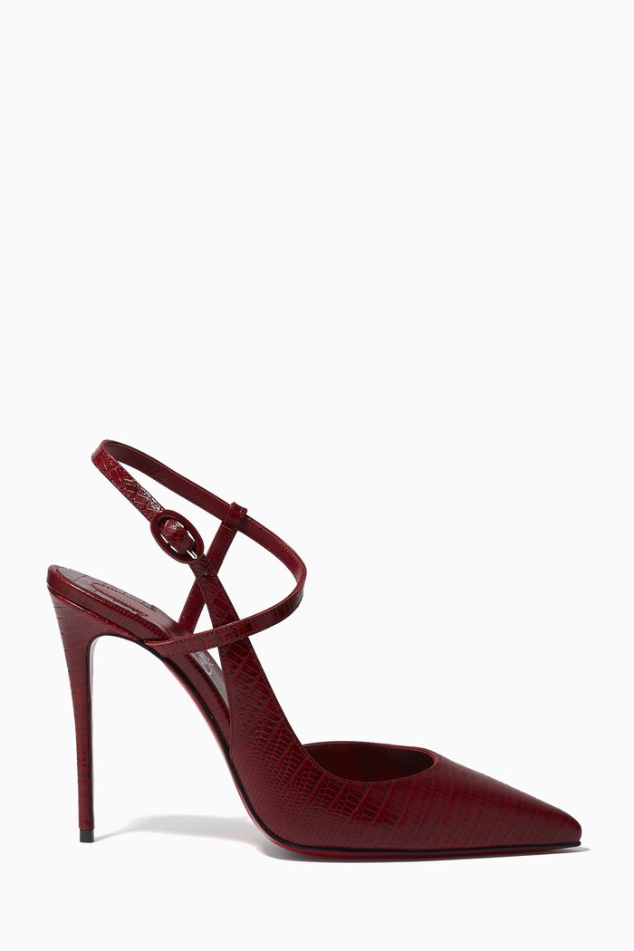 

JenLove 100 Pumps in Lizzy Calf Leather, Brown