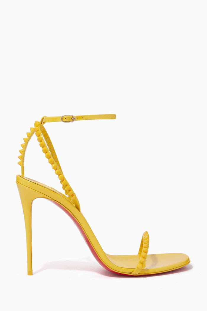 

So Me 100 Sandals in Patent Leather, Yellow