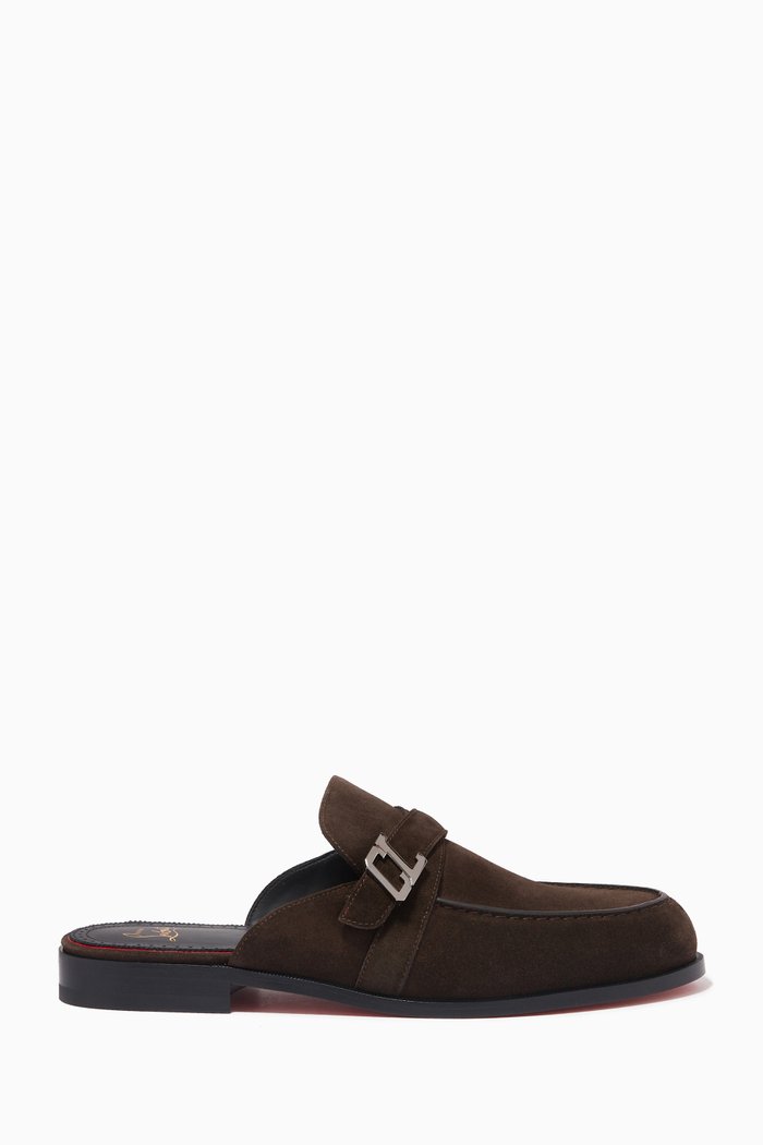 

Muloman Mules in Crosta Leather, Brown