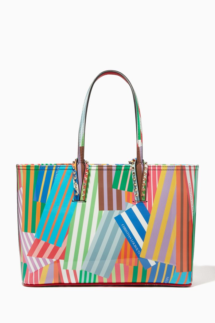 

Cabata N/S Small Bag in Graphic Patent Leather, Multicolour