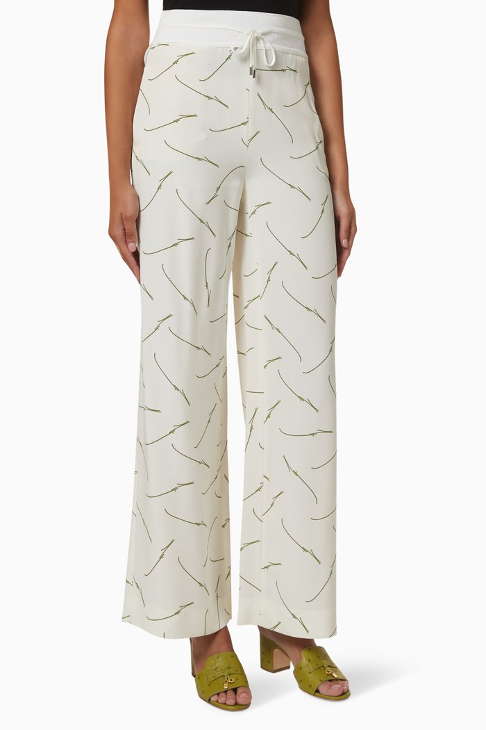 

Kevan Pants in Silk, White