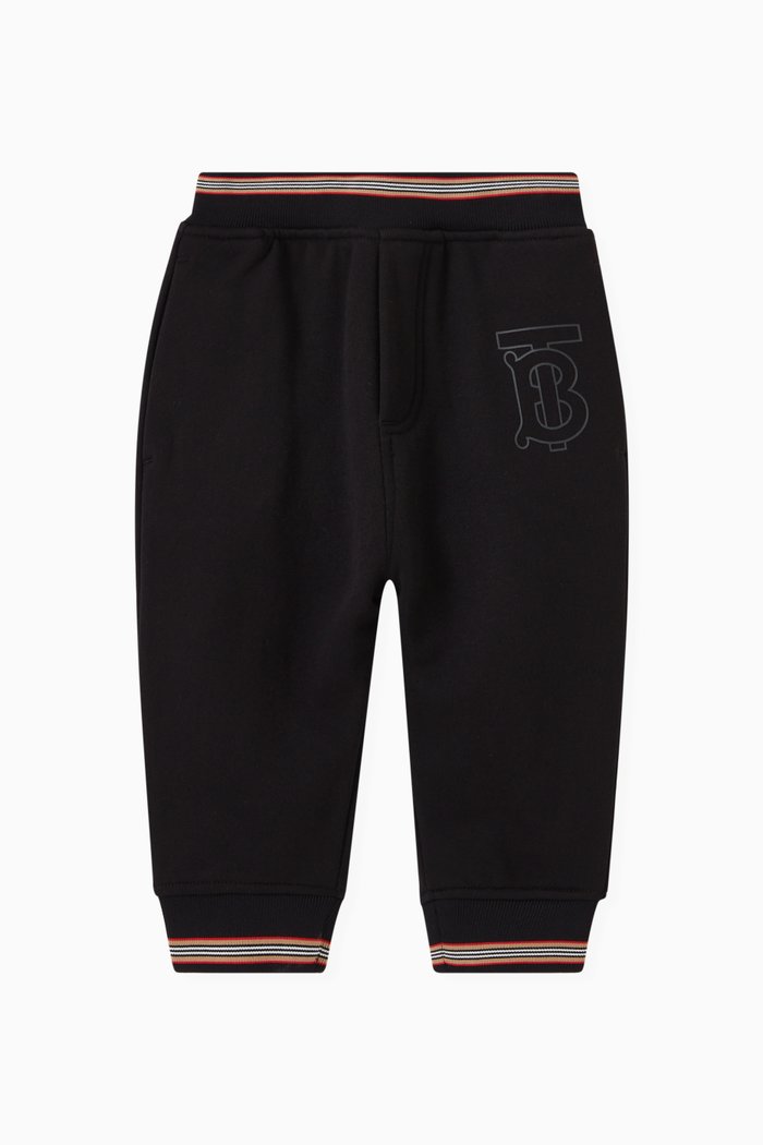 

Monogram Motif Sweatpants in Cotton, Black
