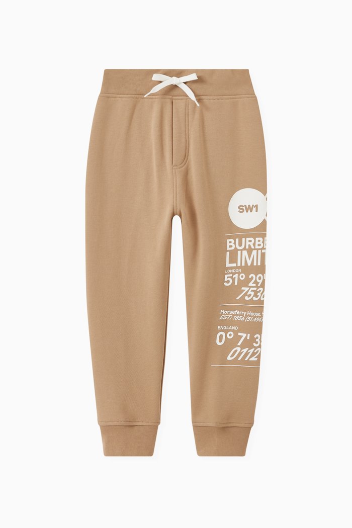 

Address Print Sweatpants in French Terry, Neutral