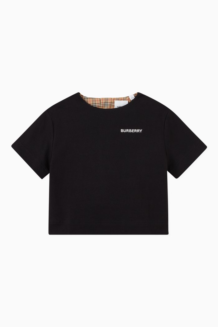 Mandie T-shirt in Cotton, Black