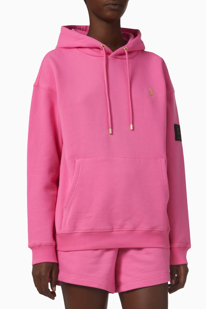 

Reset Hoodie in Organic Cotton Blend, Pink