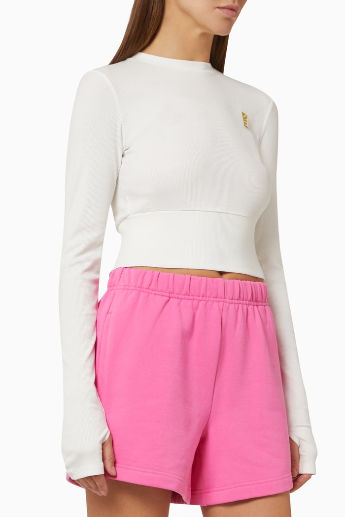 

Free Play Crop Top in Rayon, White