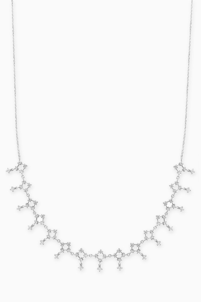 

Lace Diamond Choker in 18kt White Gold