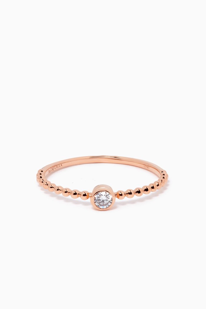 Little Solitaire Ring in 18kt Rose Gold