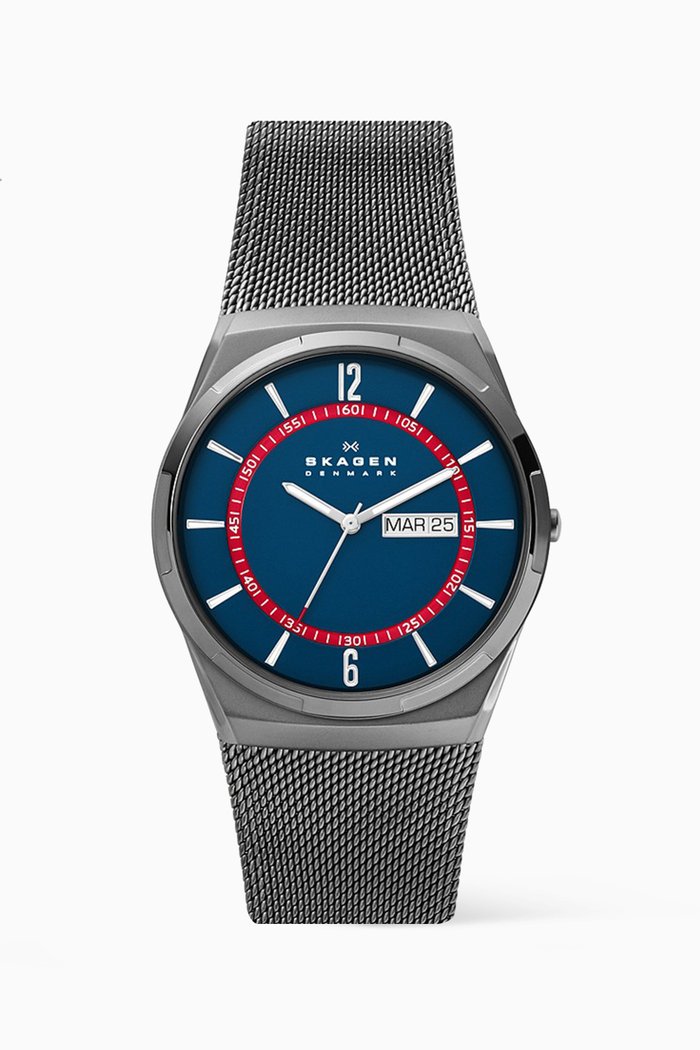 

Melbye Quartz Watch, 40mm, Grey