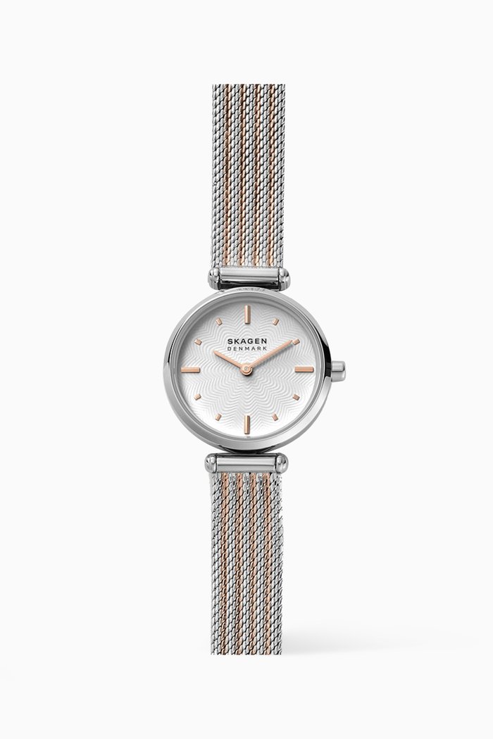 Amberline Watch, 28mm, Silver