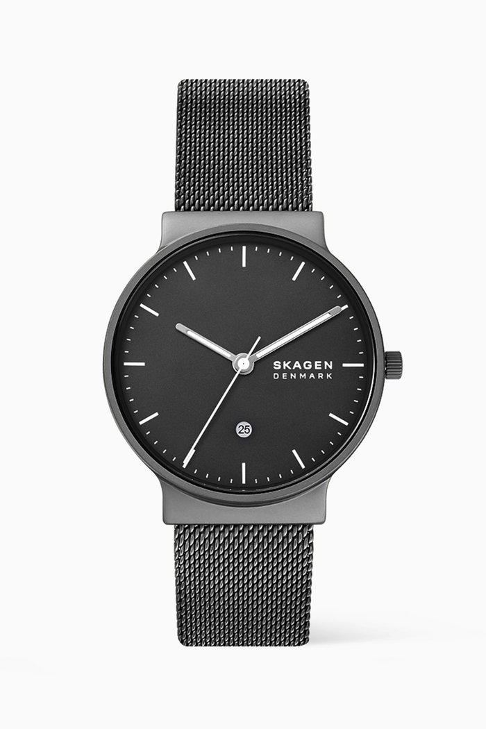 

Ancher Quartz Watch, 40mm, Grey