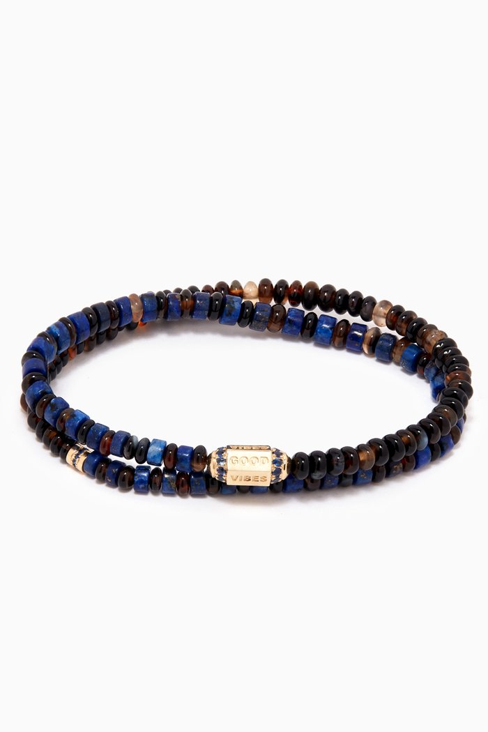 

Double Wrap Sapphire Bracelet, Blue
