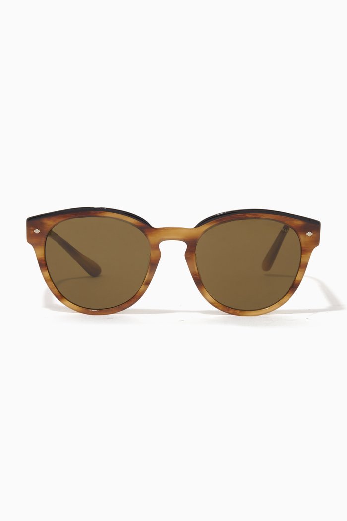 

Panthos Sunglasses in Acetate, Brown