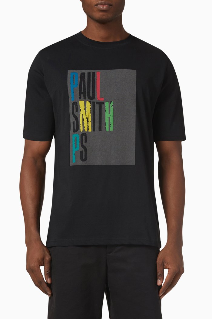 

Large Logo T-shirt in Cotton Jersey, Black