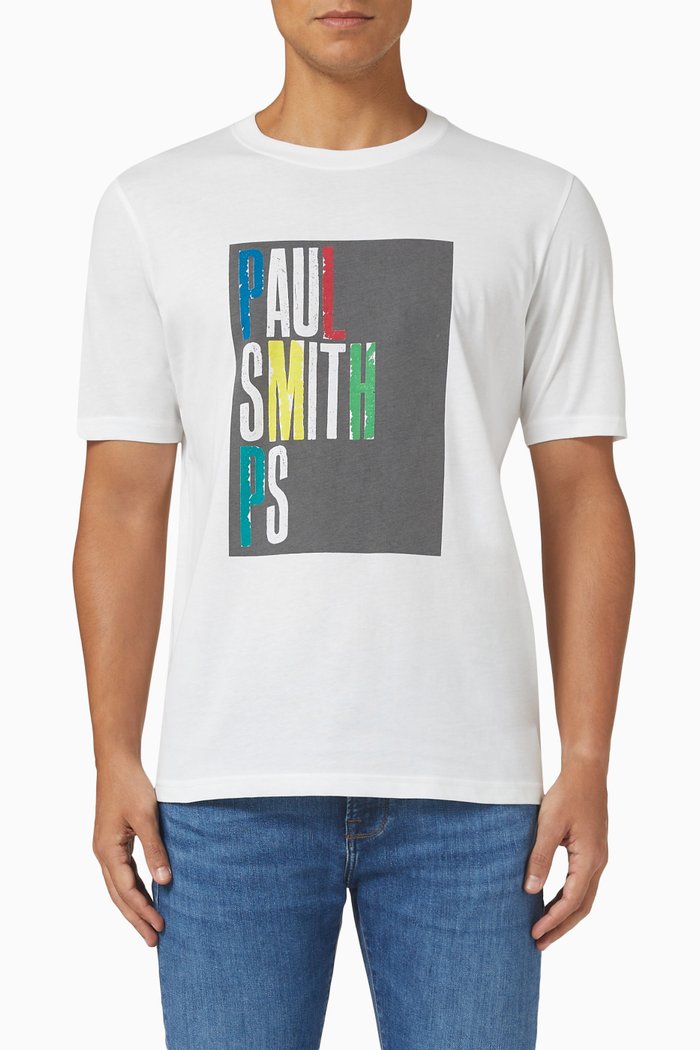 

Large Logo T-shirt in Cotton Jersey, White