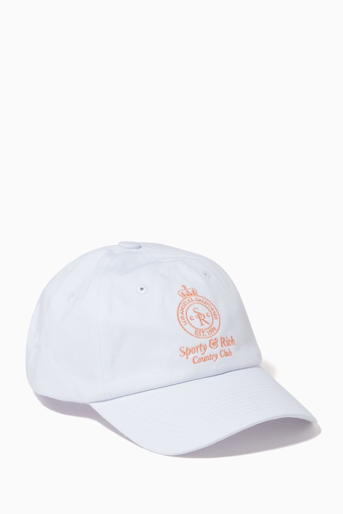 

Crown Hat in Cotton, White