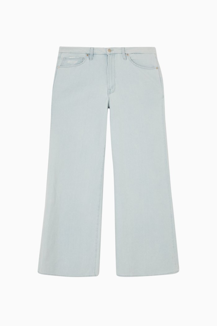 Palazzo Jeans in Stretch Denim, Blue
