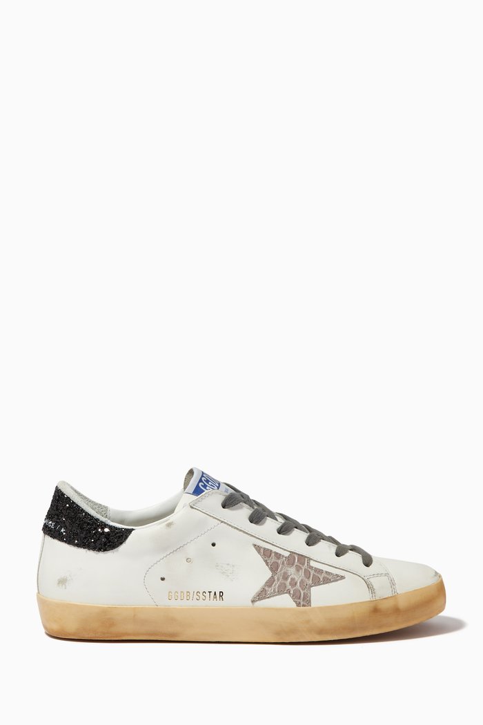 

Super Star Sneakers in Leather, White