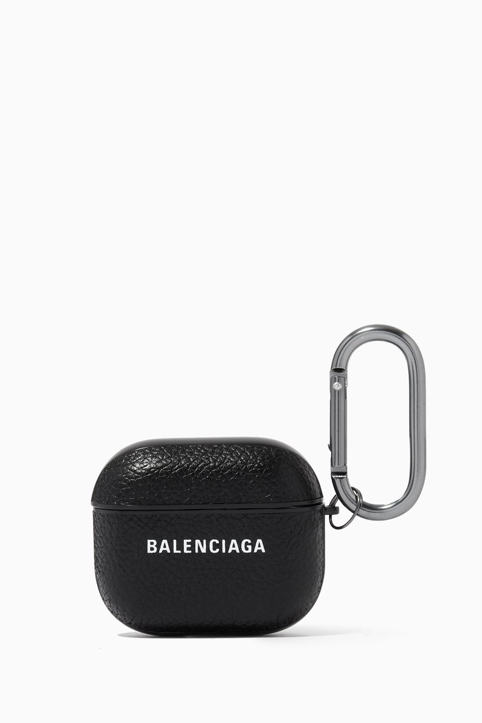 

Cash EarPods Pro Holder in Grained Calfskin, Black
