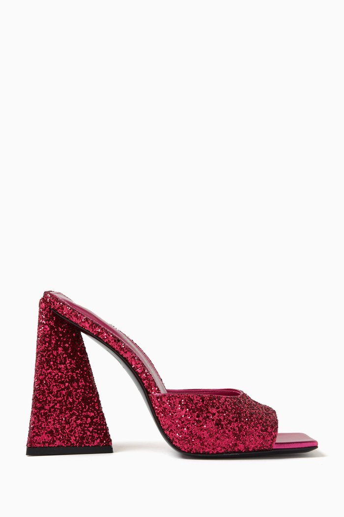 

Devon 115 Mules in Glitter, Pink