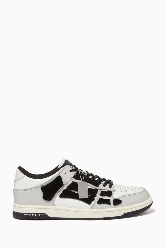 

Skel Top Low Sneakers in Leather, Grey