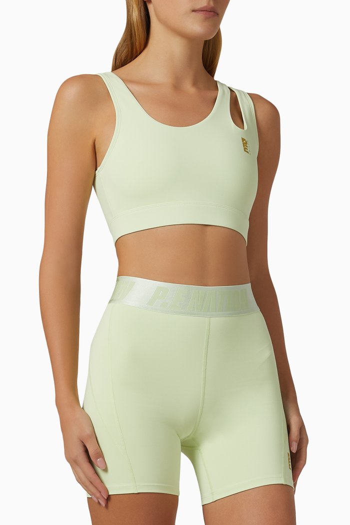 

Backcheck Sports Bra in Recycled Polyester, Green