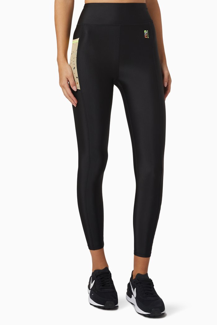 

Direction Leggings in Recycled Polyester, Black