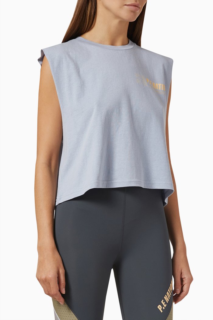 

Reaction Tank Top in Organic Cotton, Grey