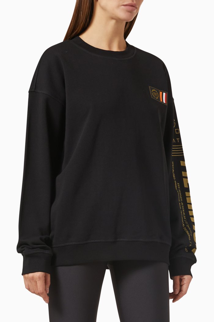 

Elevate Sweatshirt in Organic Cotton, Black
