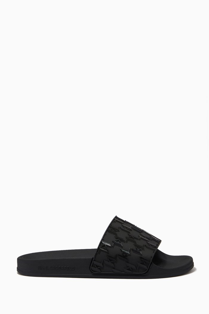 

Kondo Monogram Slides in TPU, Black