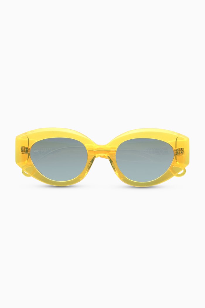 

Petra Sunglasses in Acetate, Yellow