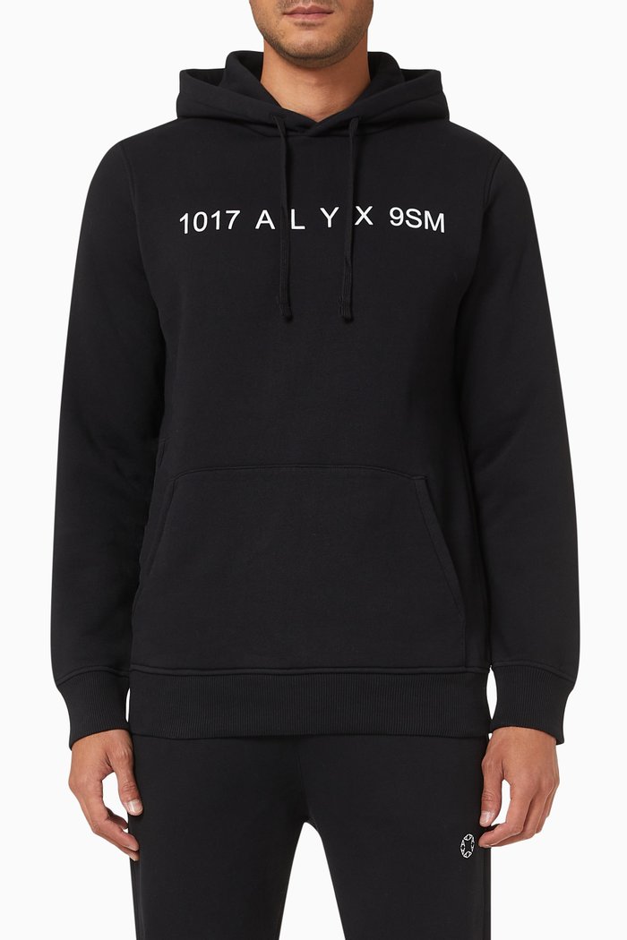 

Logo Hoodie in Fleece, Black