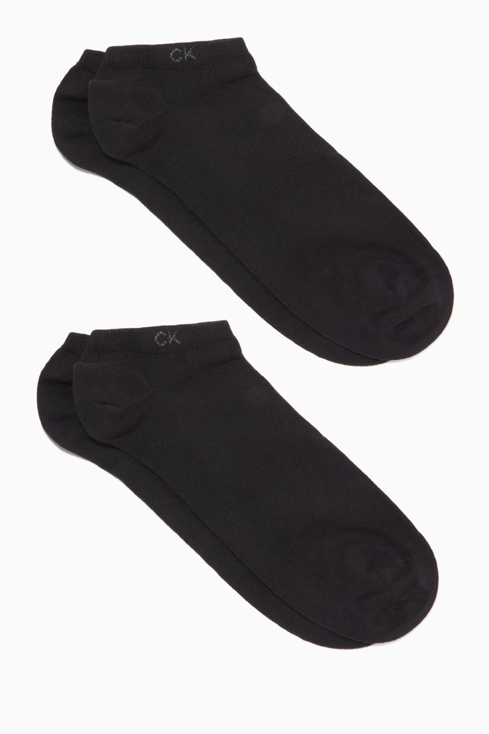 

Low Socks in Cotton, Black